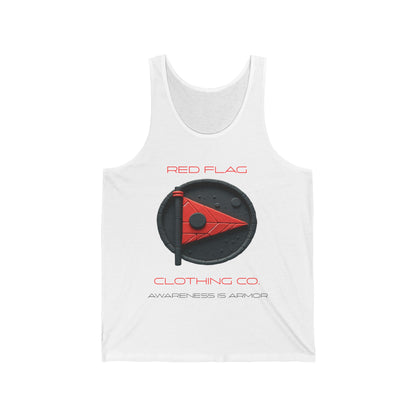 Red Flag Statement Tank - White Edition