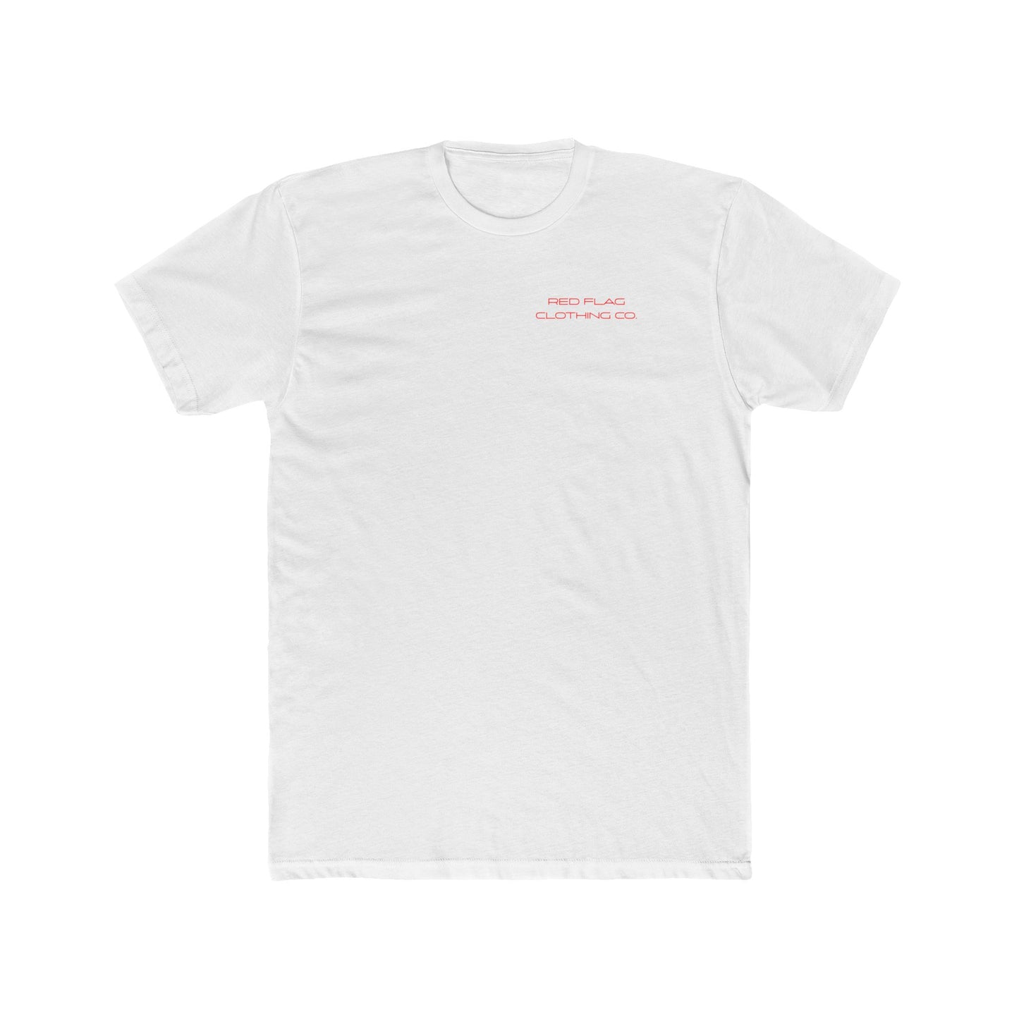 Red Flag Statement Tee - White Edition