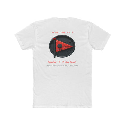 Red Flag Statement Tee - White Edition
