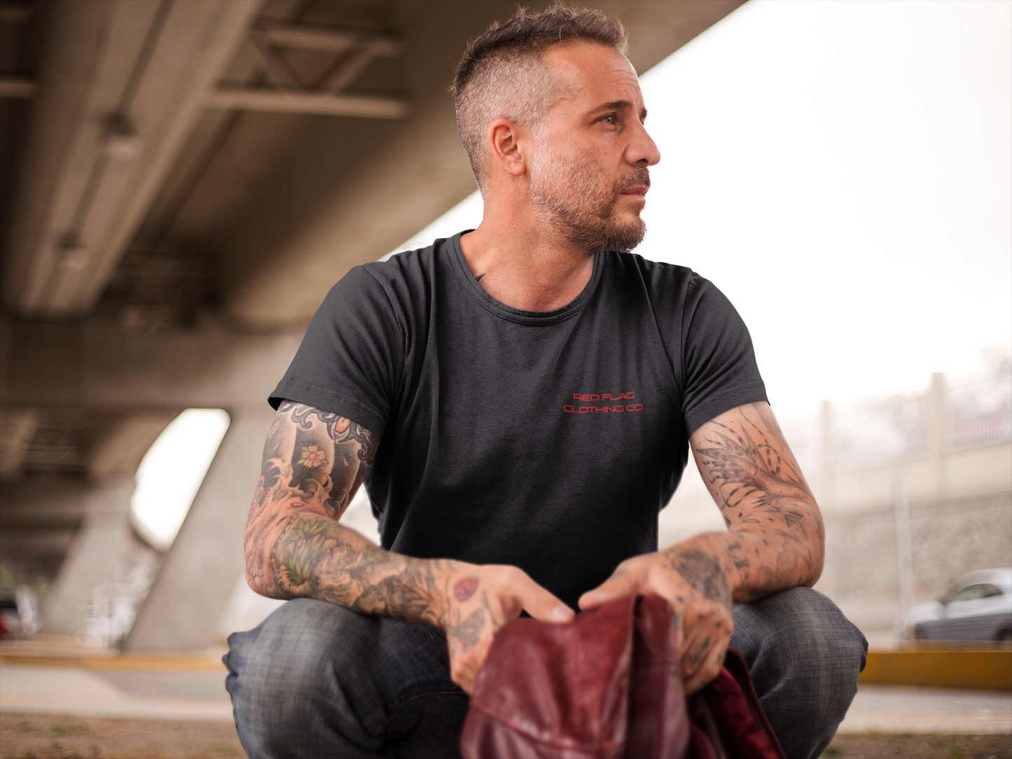 Red Flag Statement Tee